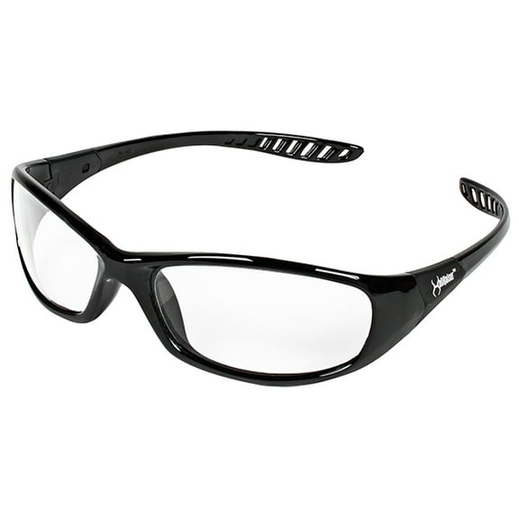 KleenGuard V40 HellRaiser* Eyewear, Black Frame, Clear Anti-Fog Lens (3 Units)