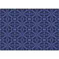 thumbnail image 1 of Ahgly Company Machine Washable Indoor Rectangle Transitional Royal Blue Area Rugs, 8' x 12', 1 of 7