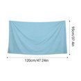 thumbnail image 3 of Girls Chiffon Beach Sarong Swimsuit Cover Up Wrap Skirt Light Blue,Size Free Size, 3 of 8