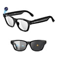 thumbnail image 2 of LUOMATE AI Smart Glasses with 1080P HD Camera & Polarized Lenses, Real-Time Translation, Photo/Video Recording & Voice Assistant for Men & Women, ChatGPT Compatible (Photochromic lenses), 2 of 8
