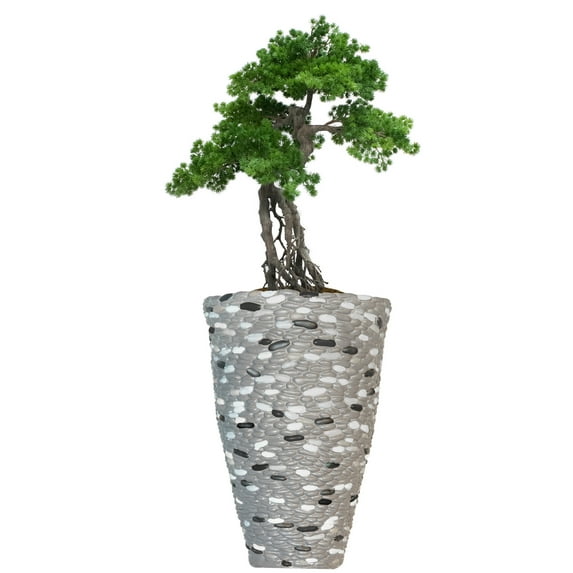 Artificial Faux Real Touch 4.09 Feet Pine Tree With Planter