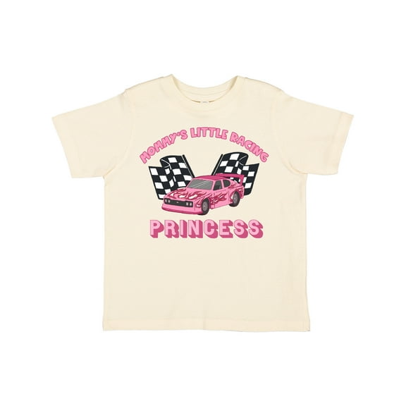 Inktastic Mommy's Racing Princess Pink Race Car Boys or Girls Toddler T-Shirt