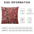 thumbnail image 6 of COMIO  Cherry Tree Decorative Throw Pillows Covers, Japanese Floral Cherry Throw Cushion Cover Pillowcases for Bedroom Sofa Living Room, Red White 2pc, 6 of 6