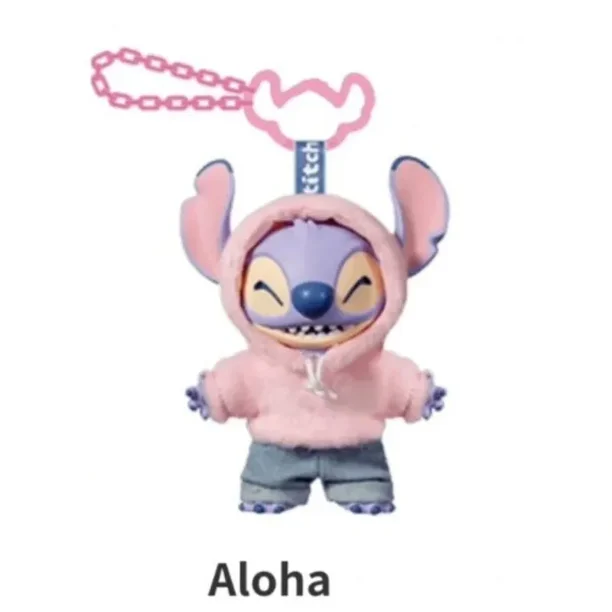 Stitch Gen Z Street LABUBU-figura de caja ciega serie 3, bonita Stitch & LABUBU, tercera caja misteriosa, bolsa sorpresa de felpa, colgante, juguetes de regalo