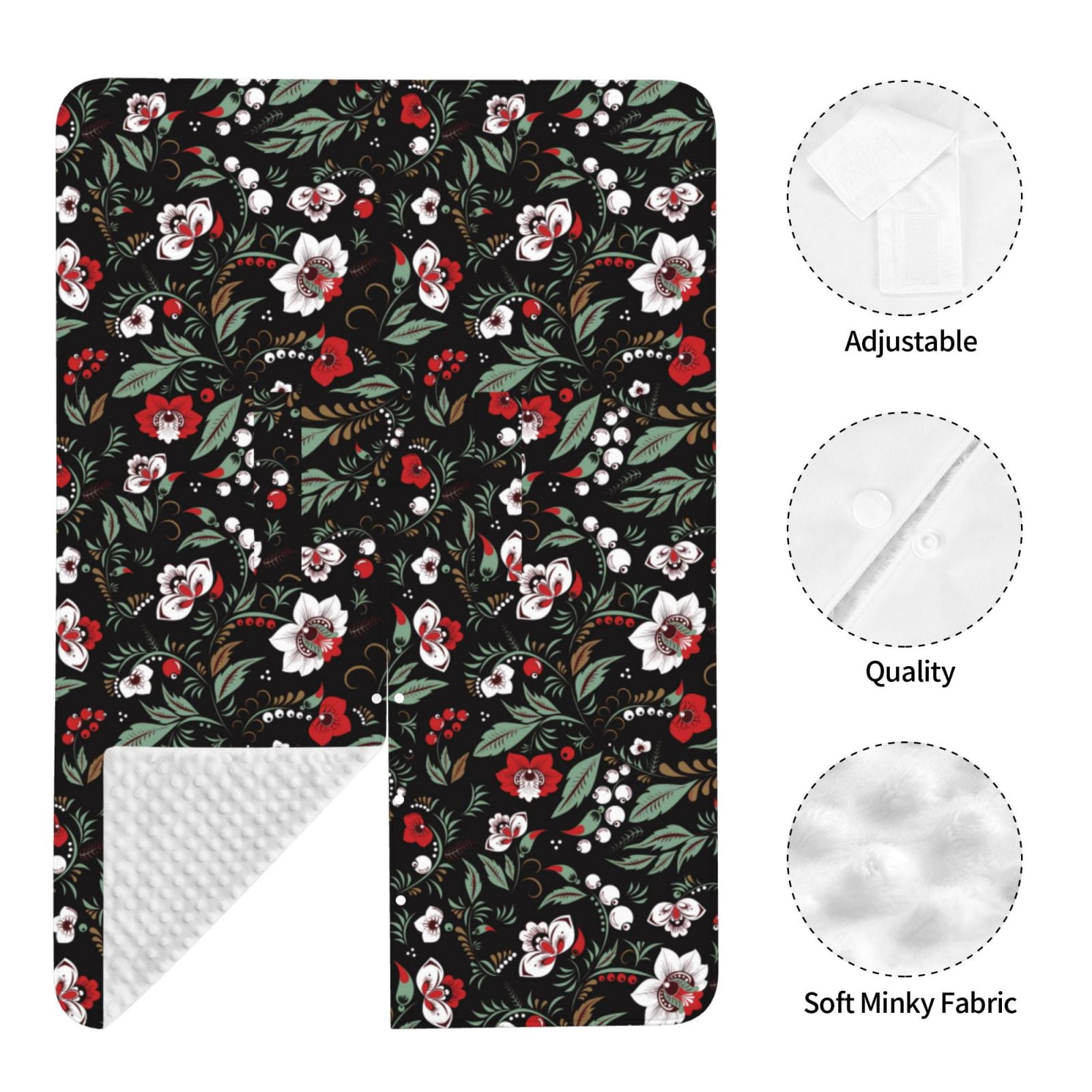 Car Seat Cover Baby - floral prints Breathable Infant Car Seat Cover for Baby Carseat, Lightweight Comfort Baby Essentials Must Haves Newborn Stuff for Girl Boy