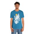 thumbnail image 5 of Arctic Fox Flowers Moon Fashion Unisex Jersey Short Sleeve Tee, 5 of 12