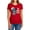 Red, variant on DC Night Crew Women's T Shirt, Black, Large