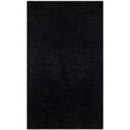 thumbnail image 3 of SAFAVIEH Laguna Neven Plush Solid Shag Area Rug, Black, 8' x 10', 3 of 5