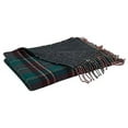 thumbnail image 3 of Fennco Styles Reversible Green Plaid Herringbone Fringe Throw Blanket 50" W x 60" L, 3 of 4