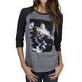thumbnail image 1 of T Rex - Cosmic Danger Juniors Raglan, 1 of 1