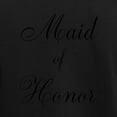 thumbnail image 3 of CafePress - Maid Of Honor Black Script Women's Dark Pajamas - Women's Short Sleeve Print T-Shirt and Pants Dark Cotton Pajama Set, 3 of 7