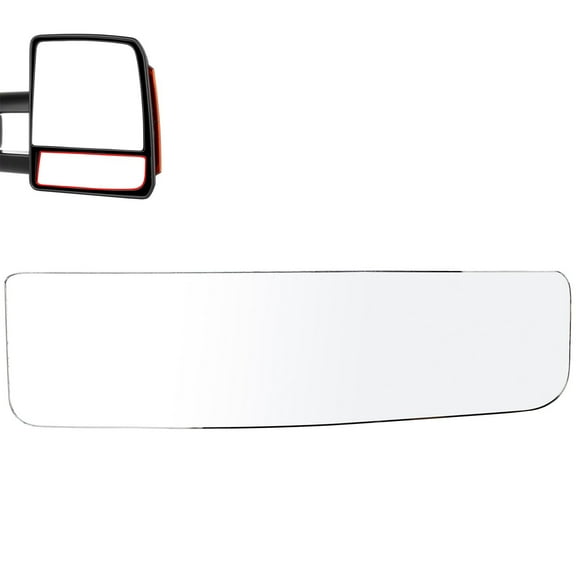 ECCPP Towing Mirror Glass Replacement for 2008-2017 For Toyota For Sequoia 2007-2017 For Toyota For Tundra Manual Adjustment Right Side Lower Convex Glass Tow Mirror Glass