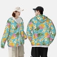 thumbnail image 4 of Kdxio Cute Pineapples Print Women Men Sun Protection UPF 50+ Jackets Zip Up Long Sleeve Hoodie Hiking Lightweight with Pockets, 4 of 7