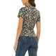 thumbnail image 3 of CAMISA DE MUJER ATHLECHIC DE VERANO CON COLLAR PETER PAN, BOTONES EN LA PARTE FRONTAL, BLUSA VINTAGE FLORAL, TALLA S, NEGRO, 3 of 7