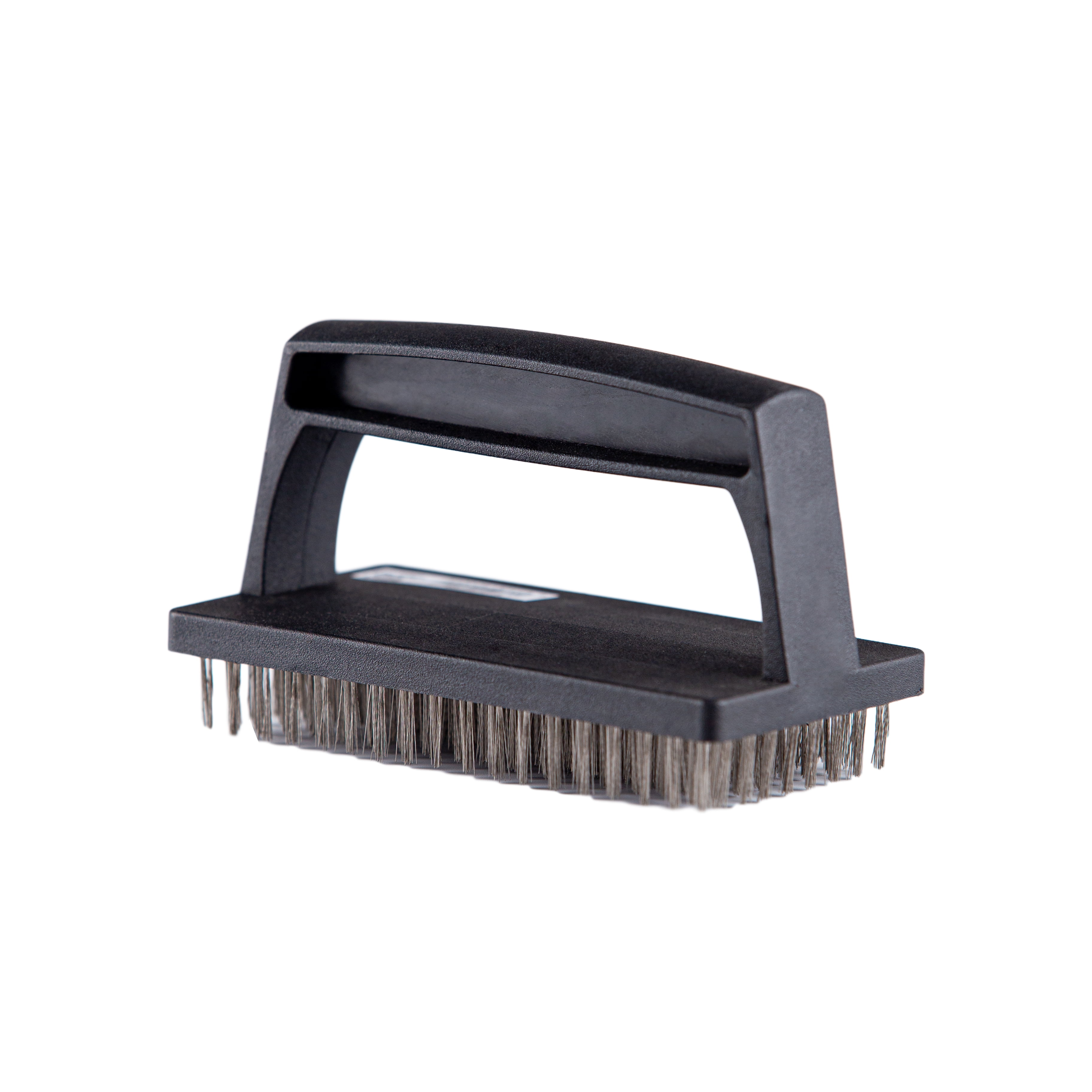 Expert Grill Steel Fiber Scrub Brush With Handle, 4.72' x 2.95'