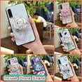 thumbnail image 4 of LYM-Phone Case For LG Velvet 4G/5G, Dirt-resistant Cartoon Simplicity Waterproof cute Phone Lens Protection Protective Anti-knock TPU Back Cover Soft Case Fashion Design Kickstand, 4 of 9