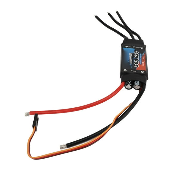 RC Car Brushless ESC, Controlador de velocidad eléctrico sin escobillas RC Car Parts Bidireccional Brushless ESC Rendimiento confiable