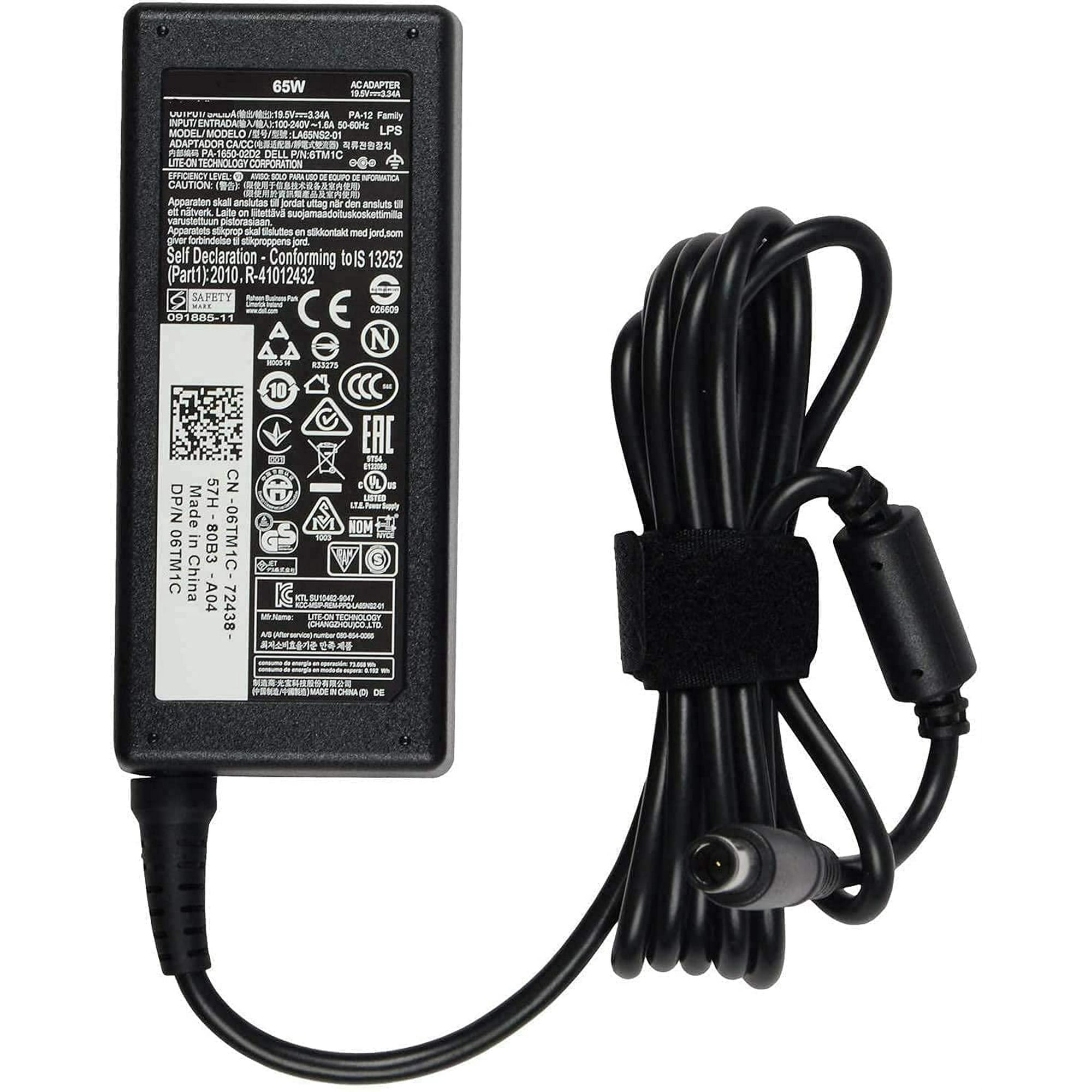   65W AC Charger Fit for Dell Latitude 7480 7490 5490 7280 7390  E5430 E6230 E6330 6430U; 15 3521 3531 15R 5520 7520 N5010 Laptop Power  Adapter Supply Cord. Plug Size:  | Walmart Canada