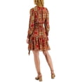 thumbnail image 2 of INC Womens Chiffon Printed Fit & Flare Dress, 2 of 2