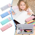 thumbnail image 4 of Pen Holder for Desk Plastic Pencil Box, Pencil Case Box, Translucent Pencil Boxes, School Supply Box Pencil Case Aesthetic, 4 of 4