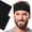 2-pack black, variant on Men's Cotton Headband Sweatband 2-Pack 5" Wide Size X-Large Yoga Sports Fitness Made in USA Black