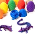 thumbnail image 2 of Huevo de dragón impreso en 3D de Fidget Toy YILCER con dragón de cristal, 2 of 6