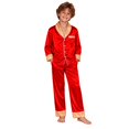 thumbnail image 4 of Kelon Christmas Pjs for Family, Long Sleeve Button Down Pj Set, Festival Party Holiday Sleepwear, comfort Soft Long Pants Lounge Set, 4 of 9