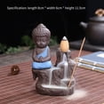 thumbnail image 2 of Kmbangi Tathagata Backflow Incense Burner Ceramic Creative Crafts Ornament, 2 of 9