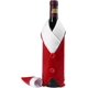 thumbnail image 1 of Funda festiva para botella de vino navideña, mini gorros de Papá Noel para manualidades, mejora la decoración de tus fiestas con adornos de tela reutilizables y duraderos para la mesa de la cena, 1, 1 of 5