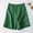 Green, variant on JJHGVB Linen Shorts for Women Women Linen Shorts Wide Leg Shorts for Women Beach Cropped Trousers Elastic Waist Shorts Below the Knee Linen Bermuda Shorts for Women Dress Shorts for Women Beige L