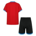 thumbnail image 2 of Manyakai Kids Boys Soccer Jersey 2 Piece Clothing Set Football Uniform Athletic Quick Dry Shirts and Red XS, 2 of 7