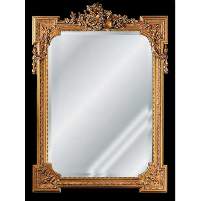 HMH 4075AG Miroir Motif Musical - Or Ancien