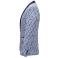 thumbnail image 3 of AZoiNM Men's Slim Fit Floral Suit Set Three Piece Wedding 2 Button Notch Lapel Blazer Vest Pants, 3 of 8