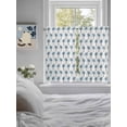 thumbnail image 3 of Blue Palm Trees 2 Panel Kitchen Curtains for Windows, Summer Botanical Tropical Plants Bathroom Privacy Curtain, Home Décor Window Treatment for Bedroom/Living Room 55"x45", 3 of 6