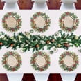 thumbnail image 7 of Ryvnso Corgi Dogs Christmas Wreath Round Plate Mats Dining Table Placemat Set of 4 for Holiday Decoration, 7 of 7