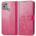 thumbnail image 4 of For infinix Note 40 Pro Case, Embossed Wallet Case For  infinix HOT 30i 20 10 Note 12 30 Pro/Spark 20 with Card Slots Cash Holder Magnetic Clasp Shockproof Kickstand Cover, 4 of 11