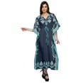 thumbnail image 3 of Moomaya Beach Kaftan Bikini Cover Up WoMen's Long Maxi Caftan Dresses For Women, 3 of 6