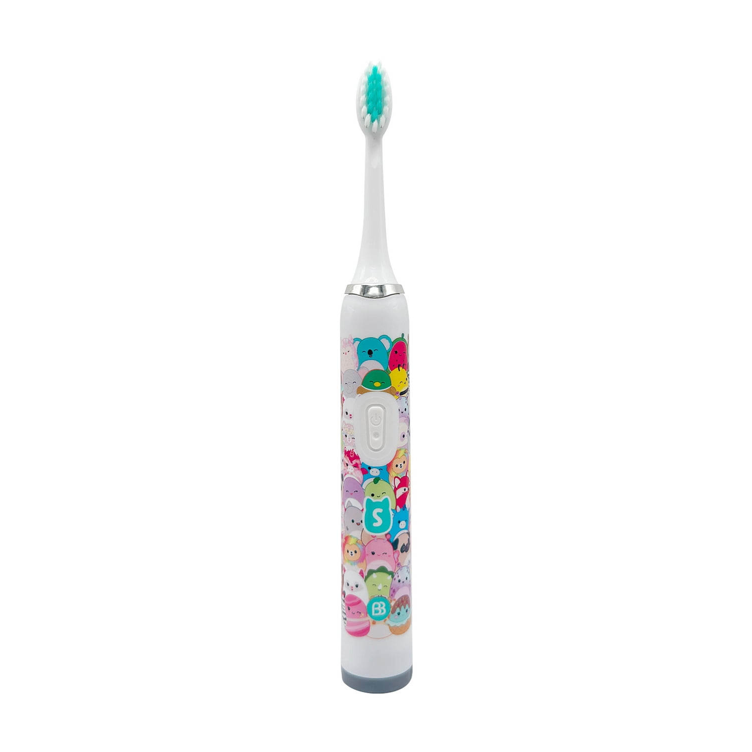 Squishmallow Sonic Powered Soft Bristles Toothbrush by Regent Products – Gentle Kids Sonic Toothbrush with Soft Bristles & Fun Character Style, Pack of 1