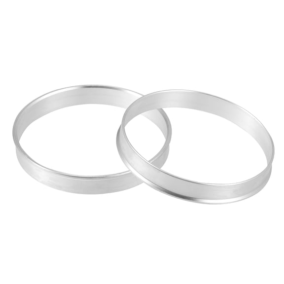 Unique Bargains 2pcs OD 66.1mm to ID 64.1mm Aluminium Alloy Car Auto Hub Centric Rings Wheel Bore Center Spacer