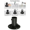 thumbnail image 4 of Durable Steel Construction Heavy Duty Base Flange Supports Various Round Posts, Easy Installation, 4 of 8