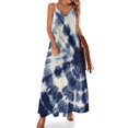 thumbnail image 1 of Vestido sin mangas índigo I para mujer, vestidos largos elegantes y chic para mujer, 1 of 7