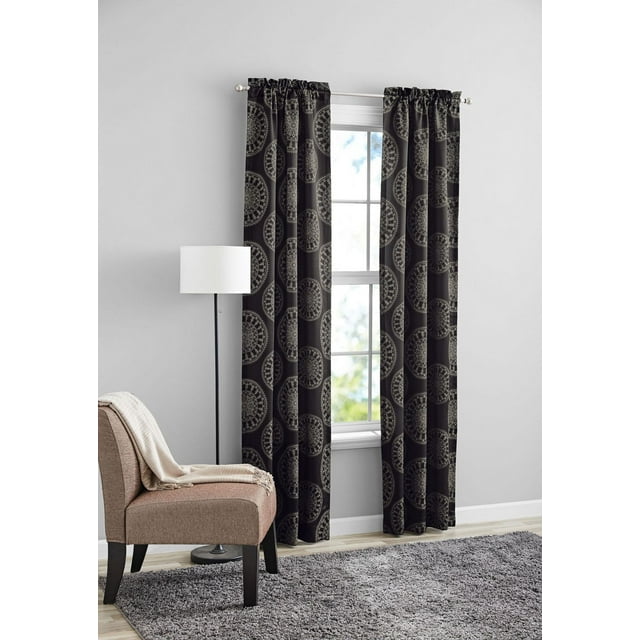 Mainstays Room Darkening 84" Rod Pocket Window Panel Pair