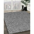thumbnail image 2 of Ahgly Company Indoor Square Patterned Gray Dolphin Gray Area Rugs, 4' Square, 2 of 6