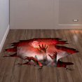 thumbnail image 4 of SZTXJ Scary Halloween Floor 11.8"35.4" Wall Stickers 3D Ghost Floor Decals Art Decorations, Red Moon Spiderweb Zombie Wall Floor Stickers Ghost Hands, 4 of 5