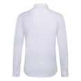 thumbnail image 4 of AZoiNM Men's French Cuff Dress Shirt Slim Fit Long Sleeve Business Casual Polyester, 4 of 10