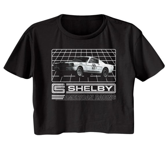 Carroll Shelby Motors Grille T-Shirt Court Cali pour Femmes Noir Festival S