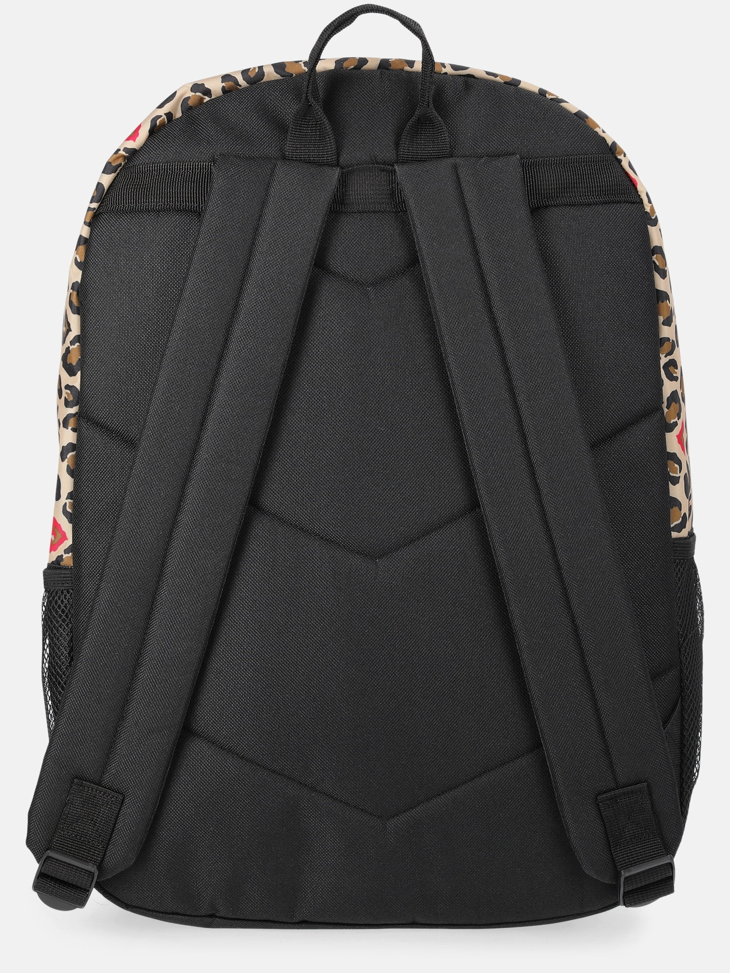 Wonder Nation Girls 17" Love Leopard Backpack & Lunch Set, Black