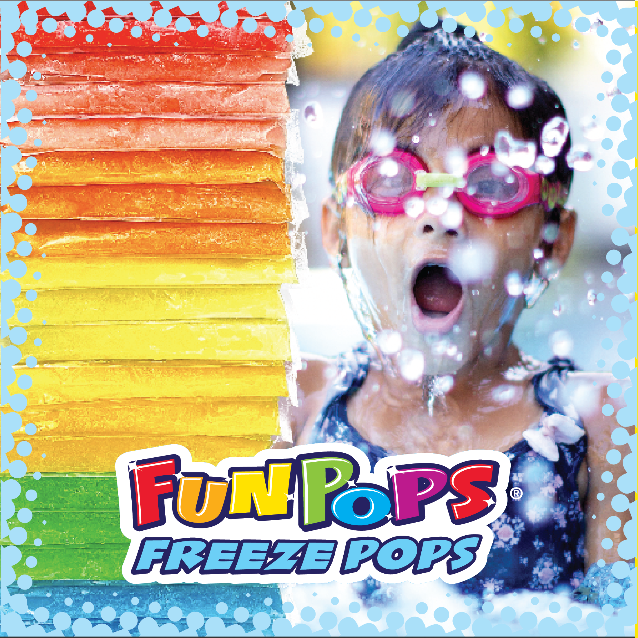 FunPops Assorted Freeze Pops – Family Pack, 72 Count, 2 oz Each