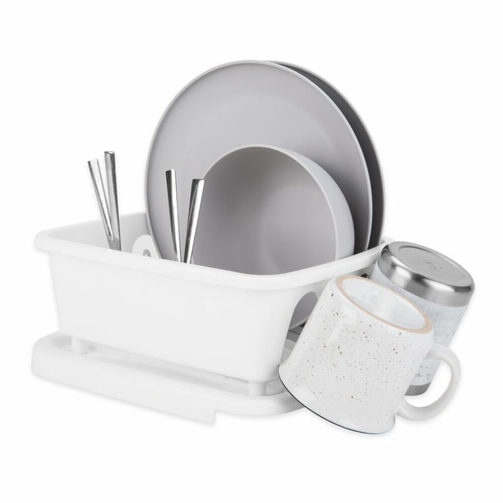 Mini Dish Drainer & Tray, White (Eng/Fr) - image 4 of 12