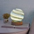 thumbnail image 1 of Lámpara de , Luz de Noche, Lámpara de Noche, Luz de Impresa en 3D con Soporte Y Recargable Por USB, Luz de Noche de ños, Novia, E Azul Negro 12cm Salvador Dormitorio de lámpara de luna, 1 of 10